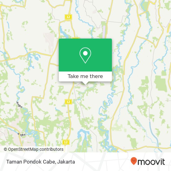 Taman Pondok Cabe map