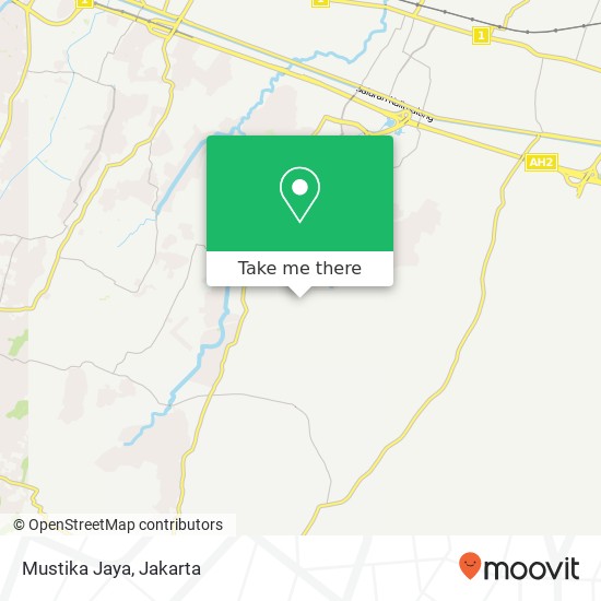 Mustika Jaya map
