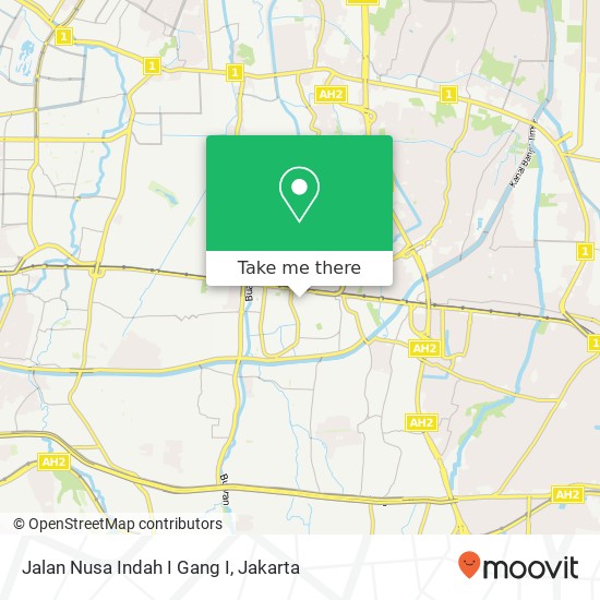 Jalan Nusa Indah I Gang I map