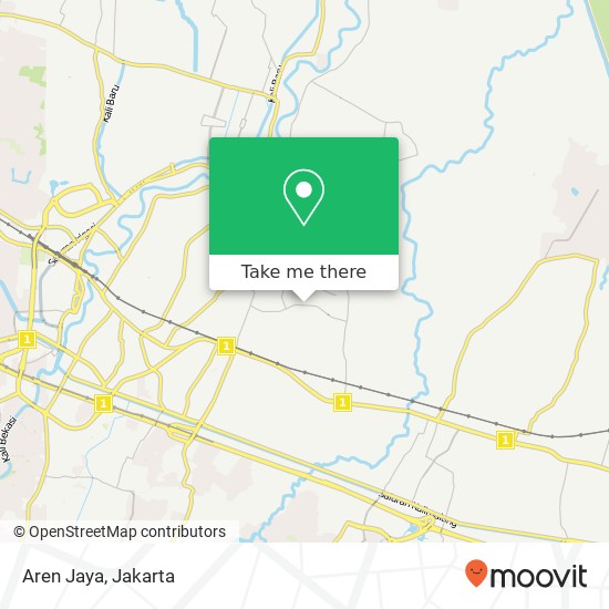 Aren Jaya map