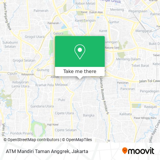 ATM Mandiri Taman Anggrek map