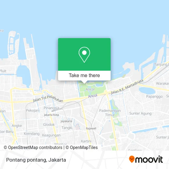 Pontang pontang map