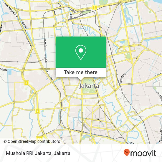 Mushola RRI Jakarta map