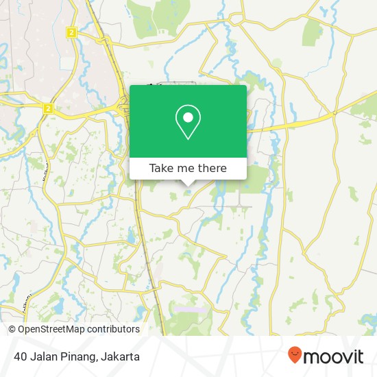 40 Jalan Pinang map