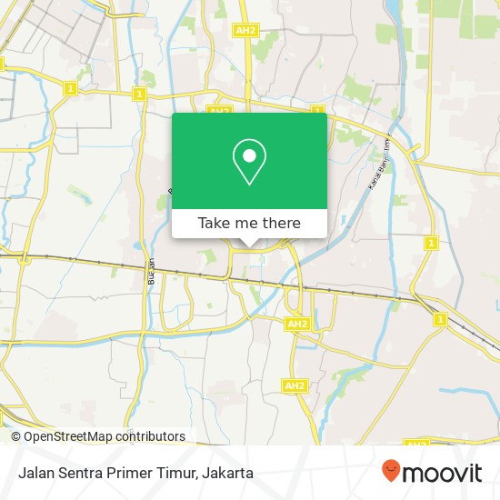 Jalan Sentra Primer Timur map