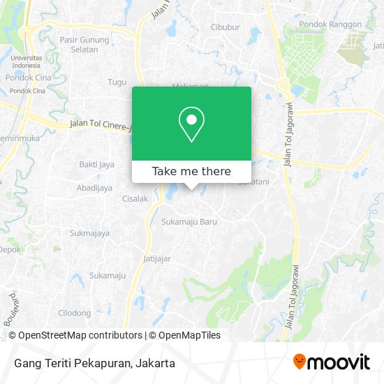 Gang Teriti Pekapuran map