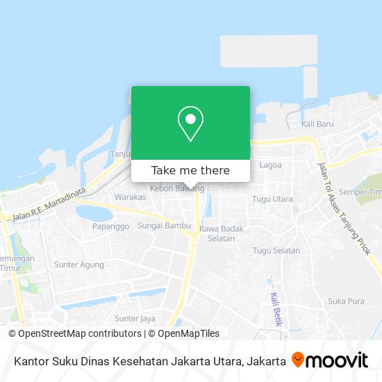 Kantor Suku Dinas Kesehatan Jakarta Utara map