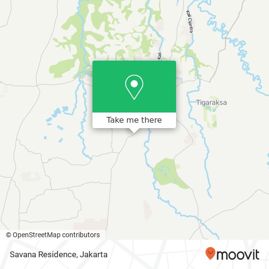 Savana Residence map