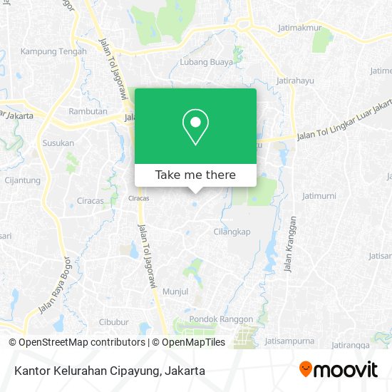 Kantor Kelurahan Cipayung map