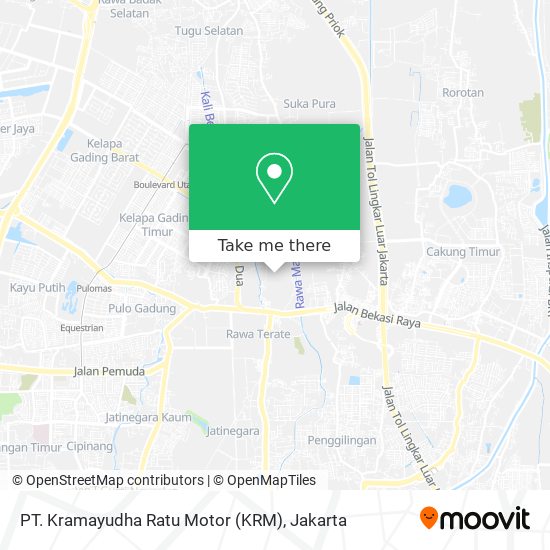 PT. Kramayudha Ratu Motor (KRM) map