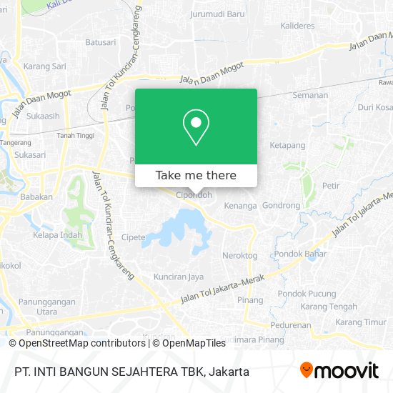 PT. INTI BANGUN SEJAHTERA TBK map