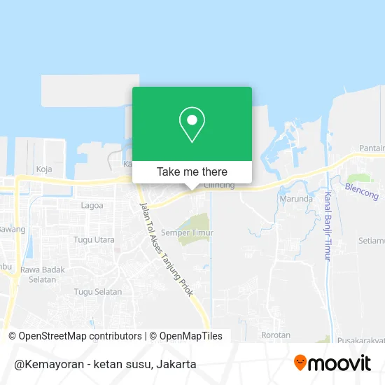 @Kemayoran - ketan susu map