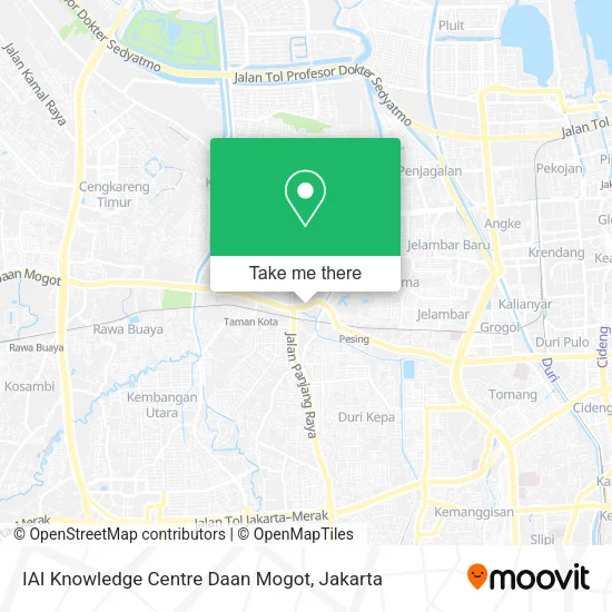 IAI Knowledge Centre Daan Mogot map