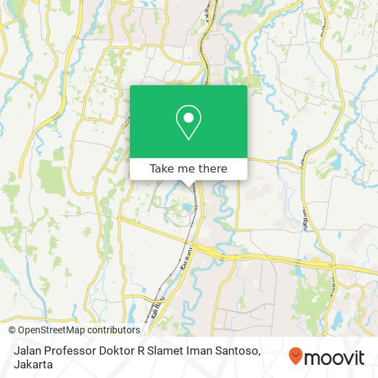 Jalan Professor Doktor R Slamet Iman Santoso map