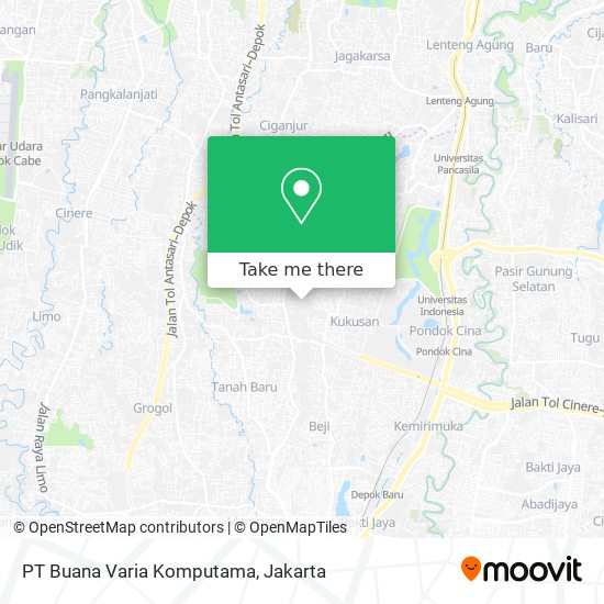 PT Buana Varia Komputama map