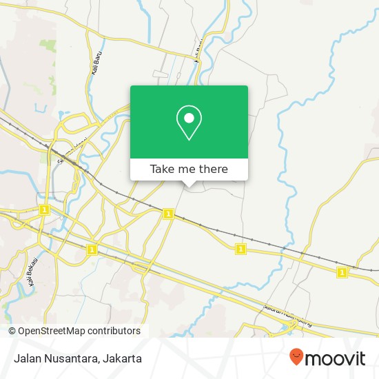 Jalan Nusantara map