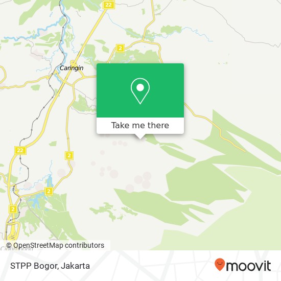 STPP Bogor map