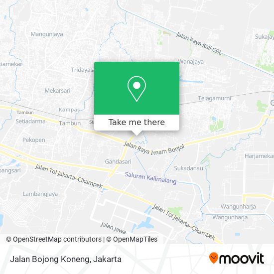 Jalan Bojong Koneng map