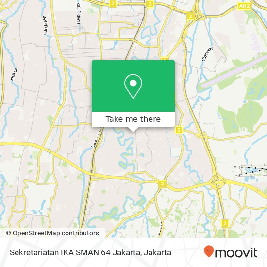 Sekretariatan IKA SMAN 64 Jakarta map