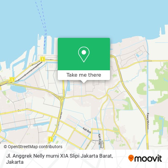 Jl. Anggrek Nelly murni XIA Slipi Jakarta Barat map