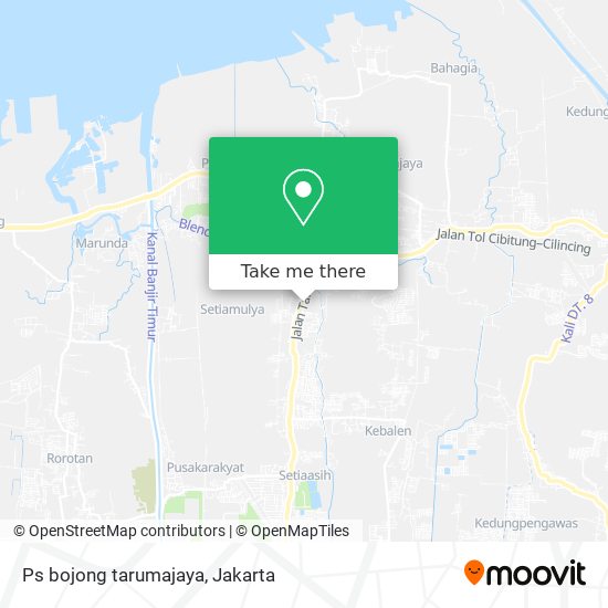 Ps bojong tarumajaya map