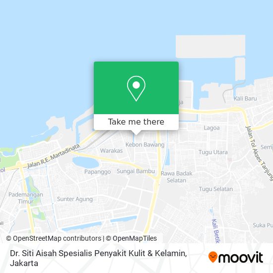 Dr. Siti Aisah Spesialis Penyakit Kulit & Kelamin map