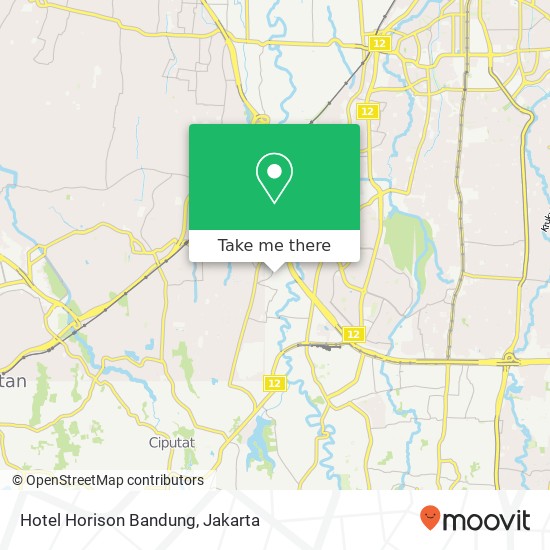 Hotel Horison Bandung map