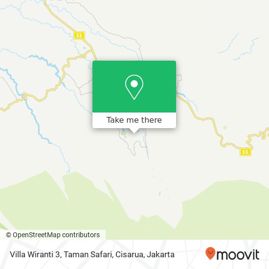 Villa Wiranti 3, Taman Safari, Cisarua map