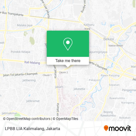 LPBB LIA Kalimalang map
