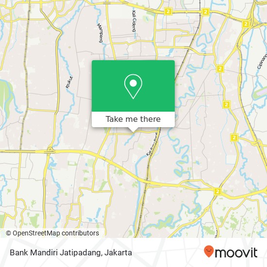 Bank Mandiri Jatipadang map