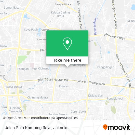 Jalan Pulo Kambing Raya map