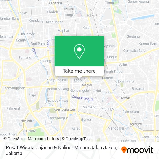 Pusat Wisata Jajanan & Kuliner Malam Jalan Jaksa map