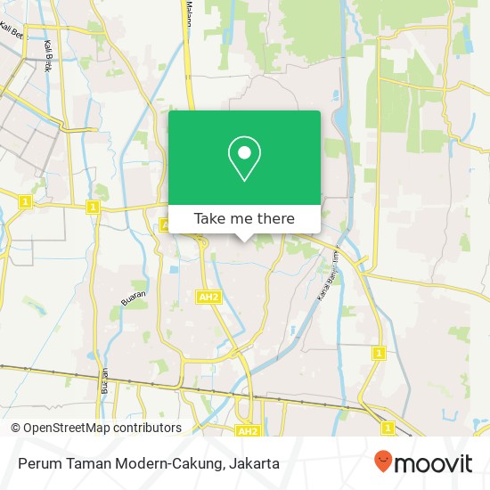 Perum Taman Modern-Cakung map