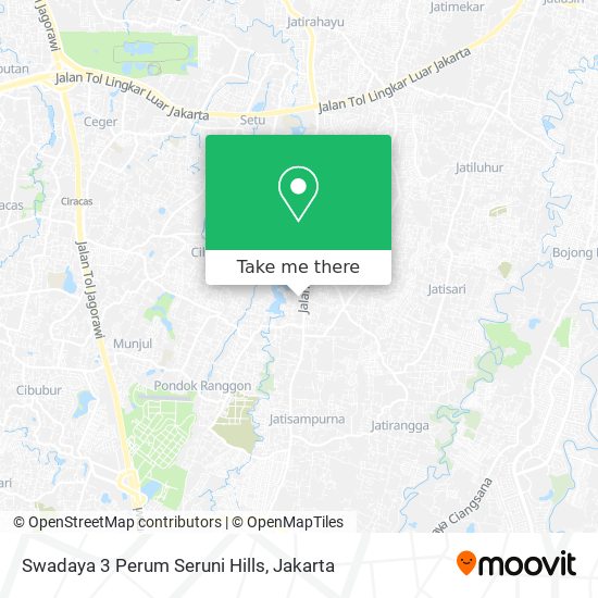 Swadaya 3 Perum Seruni Hills map