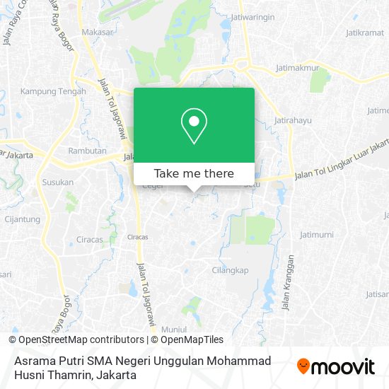 Asrama Putri SMA Negeri Unggulan Mohammad Husni Thamrin map