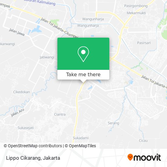 Lippo Cikarang map