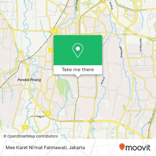 Mee Karet Ni'mat Fatmawati map