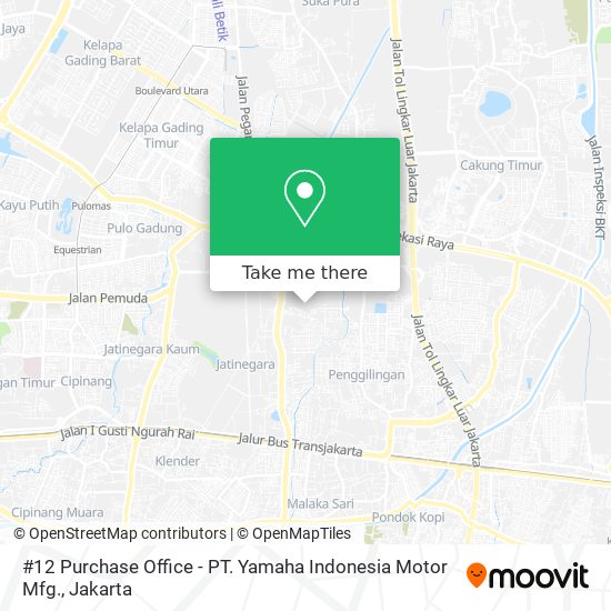 #12 Purchase Office - PT. Yamaha Indonesia Motor Mfg. map