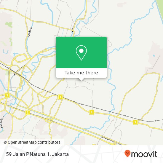 59 Jalan P.Natuna 1 map