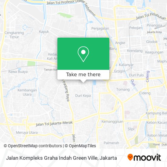 Jalan Kompleks Graha Indah Green Ville map