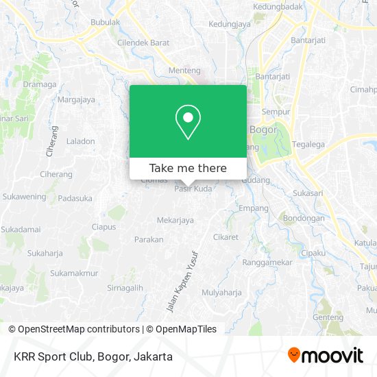 KRR Sport Club, Bogor map