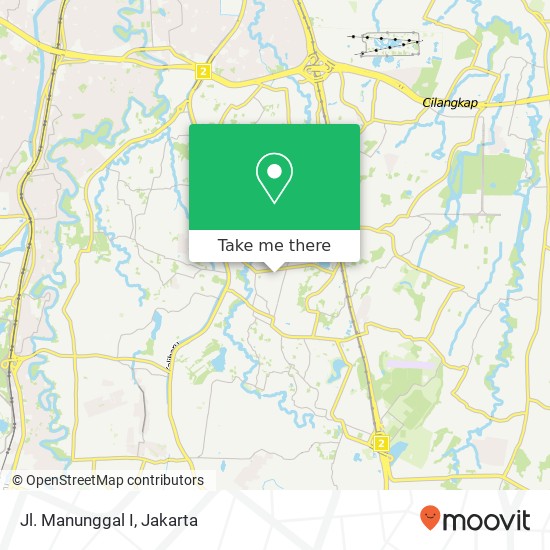 Jl. Manunggal I map