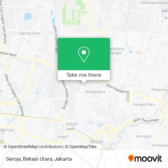 Seroja, Bekasi Utara map