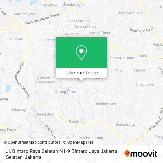 Jl. Bintaro Raya Selatan N1-9 Bintaro Jaya Jakarta Selatan map