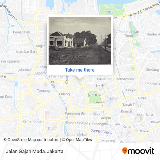 Jalan Gajah Mada map