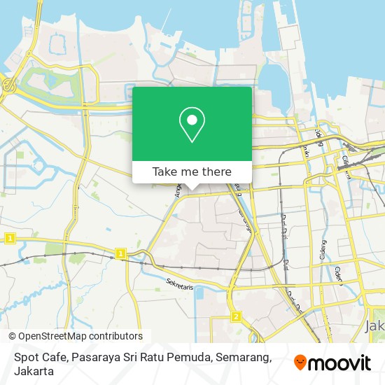 Spot Cafe, Pasaraya Sri Ratu Pemuda, Semarang map