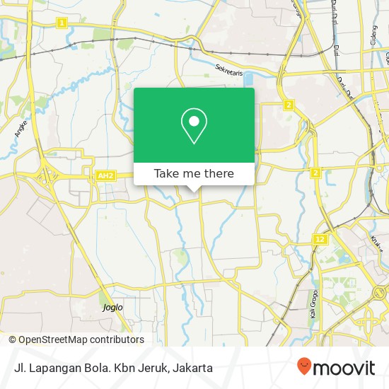 Jl. Lapangan Bola. Kbn Jeruk map