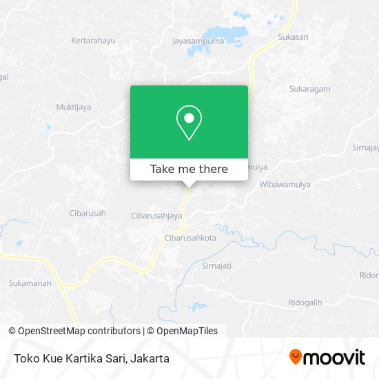 Toko Kue Kartika Sari map