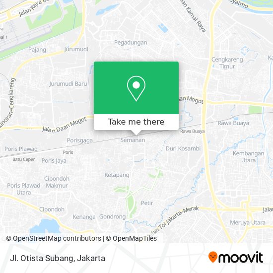 Jl. Otista Subang map