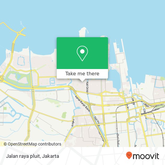 Jalan raya pluit map